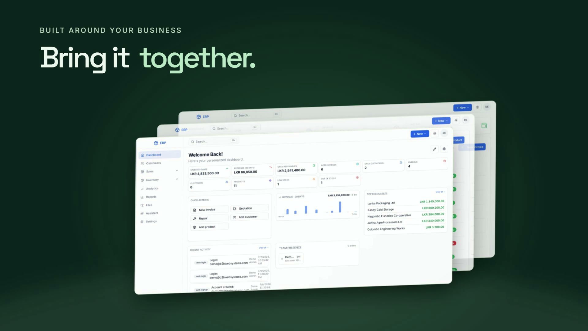 An introduction to connected business software from B2B Web Systems